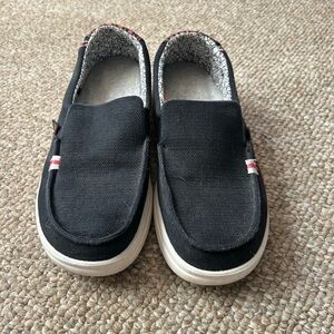 Hey Dude Black and White Women's Sneakers